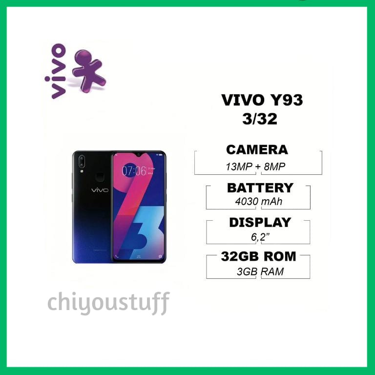 VIVO Y93 RAM 3GB/32GB