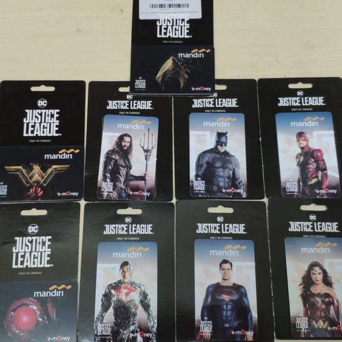 

✨ BISA BAYAR DITEMPAT✨ Kartu E-money Justice League Collections PROMO Kode 1069