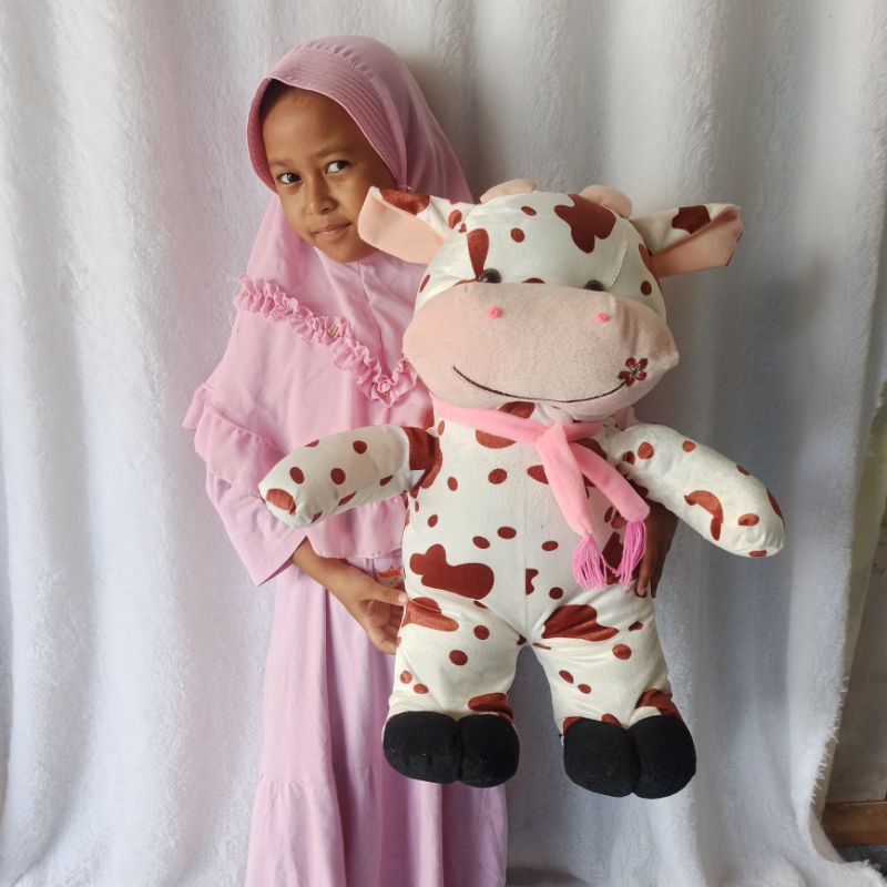 Boneka sapi berdiri XL murah