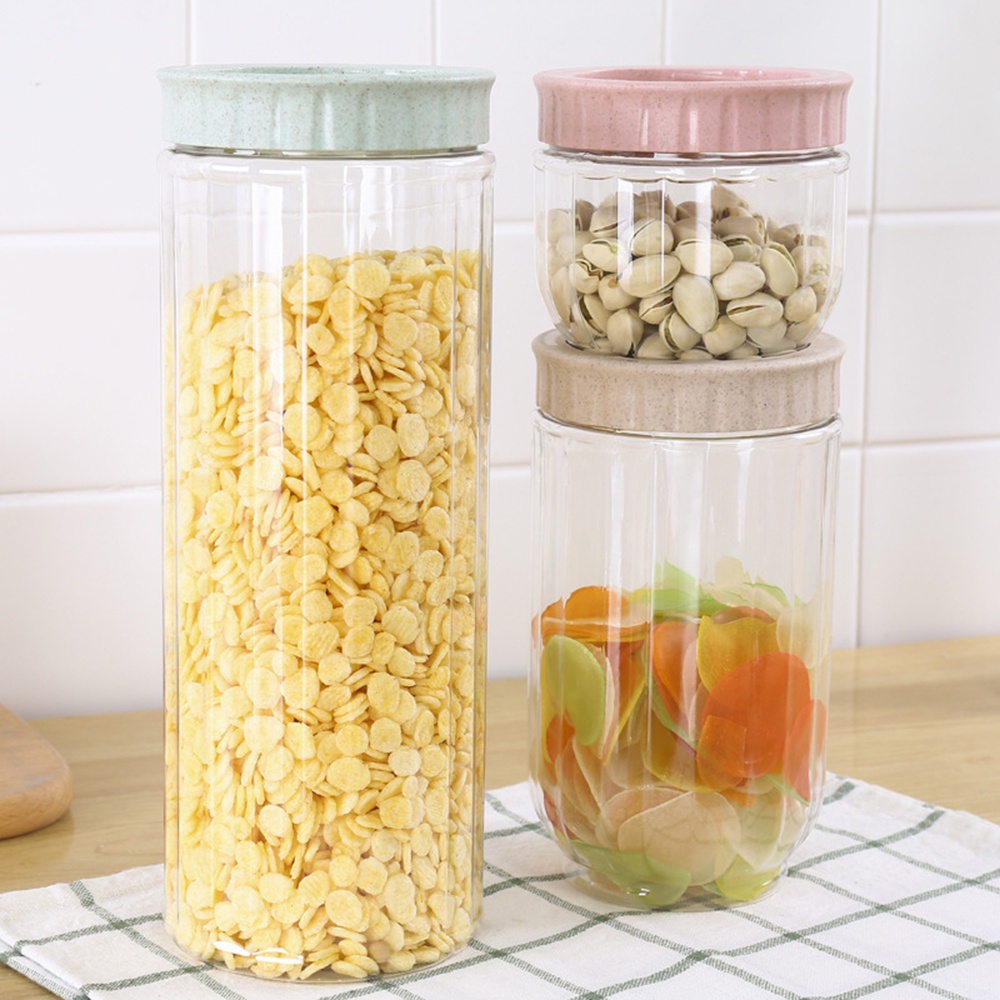 500/1000/1600ML Dapur Penyimpanan Plastik Makanan Tertutup | Kotak Portabel Rumah Tangga
