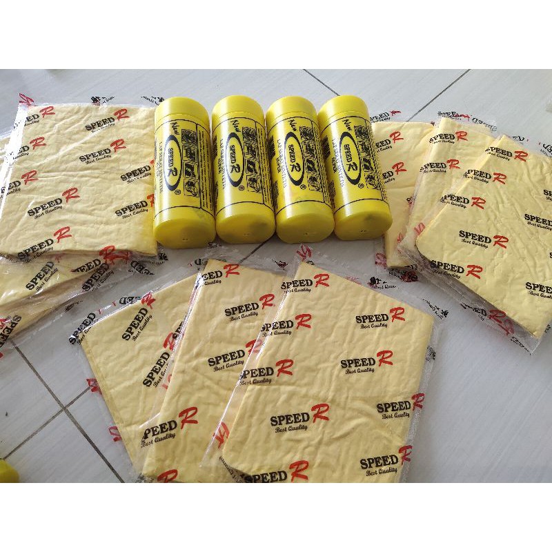 lap speed r PREMIUM  termurah original grade A ada emboss di lap free tabung sangat tebal