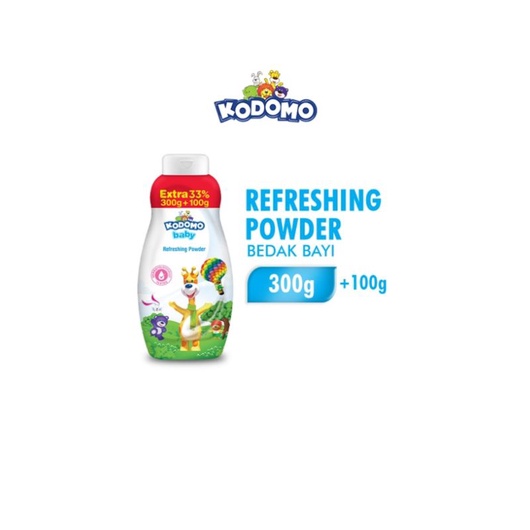 Kodomo Baby Powder Botol 300g + 100 gr