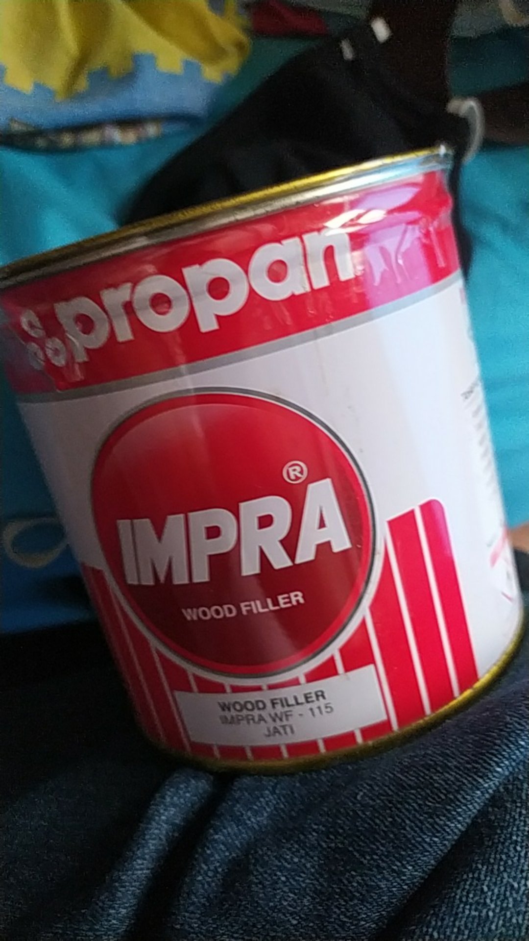 Dempul Kayu / Wood Filler Impra ( Warna Kamper - Jati)