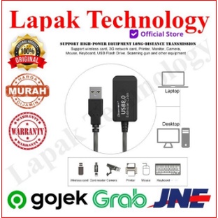 Kabel USB Extension Cable 2.0 Dual Chip 20 Meter For Webcam