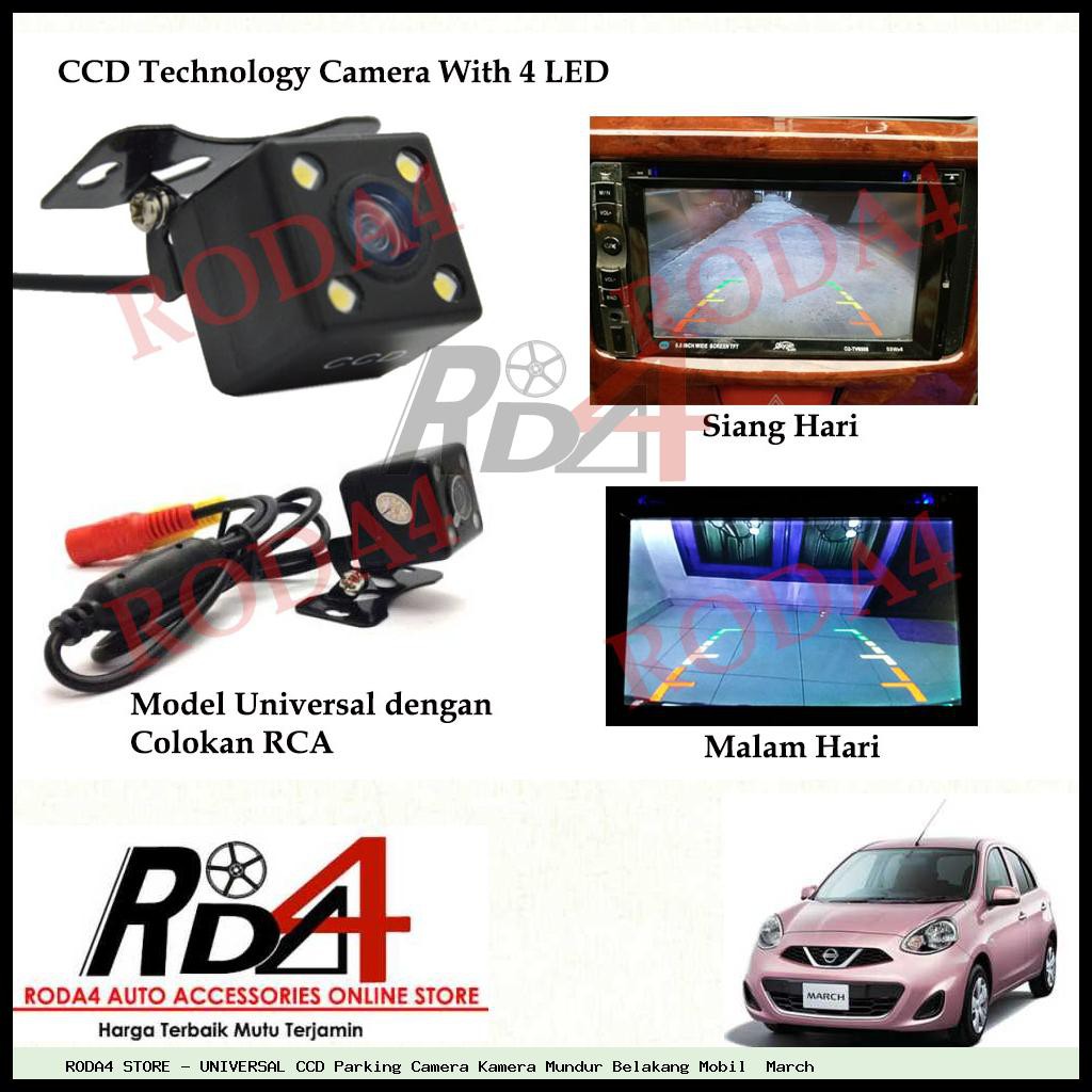 UNIVERSAL CCD Parking Camera Kamera Mundur Belakang Mobil  March