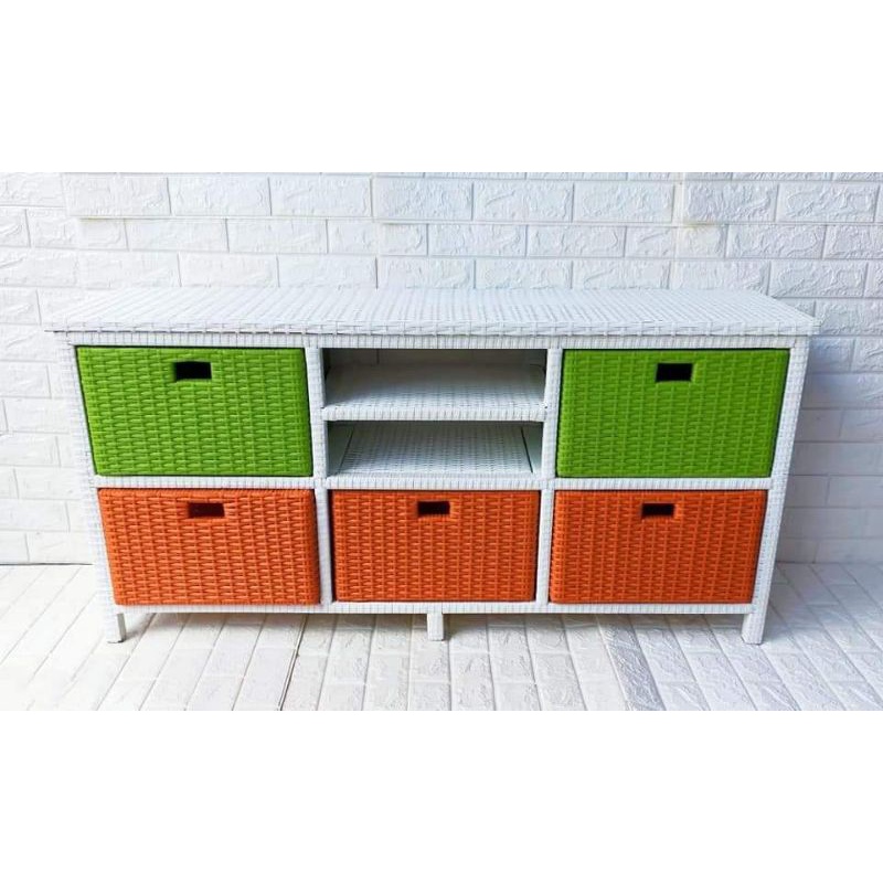 RAK LACI DVD ROTAN SINTETIS # LACI TV ROTAN SINTETIS