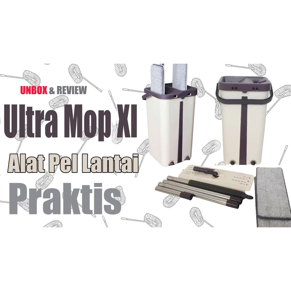 Alat Pel Ultra Mop Briny / Alat Pel Praktis / Warna Random/ Kualitas Bagus Harga Terjangkau