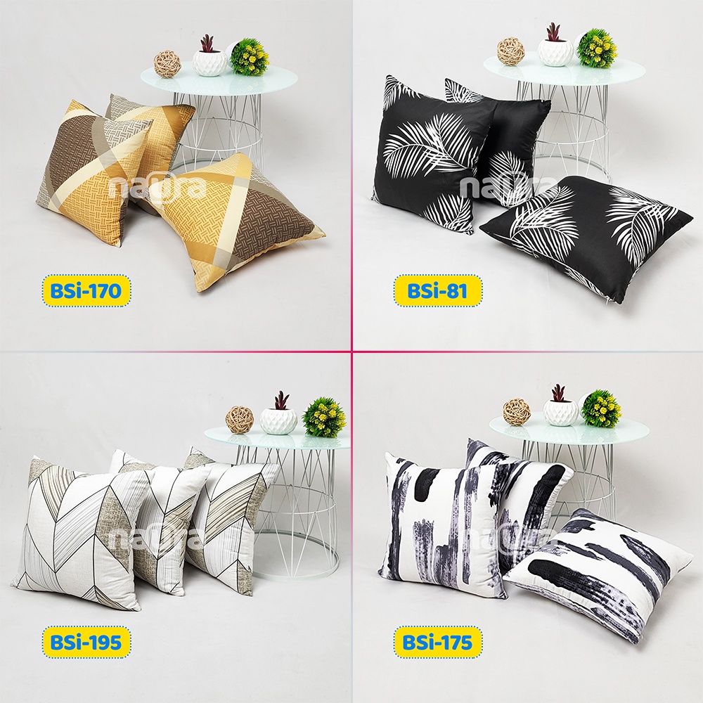 3 PCS - Bantal Sofa + Sarung