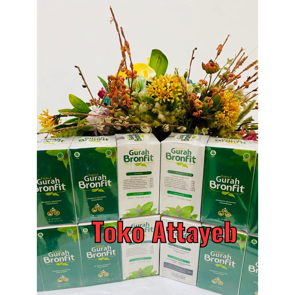 Gurah BRONFIT 50 kapsul Obat Asma Sesak Nafas, Batuk Flu, Virus Herpes TBC Paru Paru-5