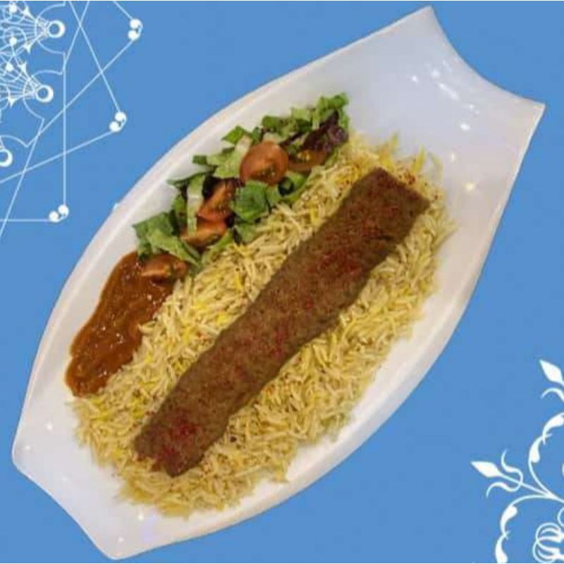 

Nasi Biryani, Kab ndi atau Kabsah dengan Kebab (frozen)