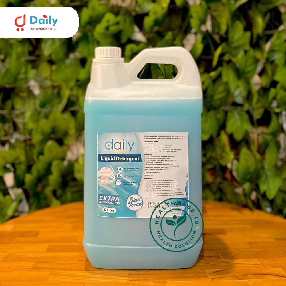 DETERJEN CAIR PREMIUM LIQUID LAUNDRY DETERGENT 5 LITER | PEMBERSIH NODA DAN PENCERAH PAKAIAN