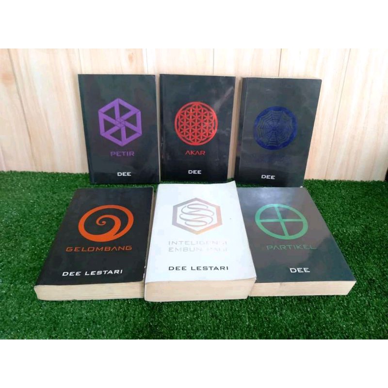 Original Paket Lengkap 6 Jilid Supernova karya Dee Lestari