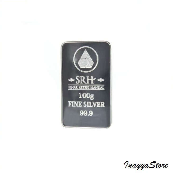 PERAK ASLI SRH - Logam Mulia Silver SERTIFIKAT 100 gram