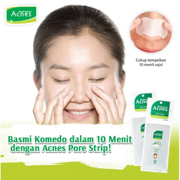 Acnes Pore Strip (3pcs) - Penghilang Komedo