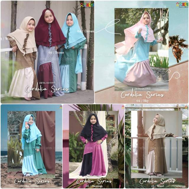 Zeta - Gamis Cordelia Series / GCS / Gamis Anak Syari