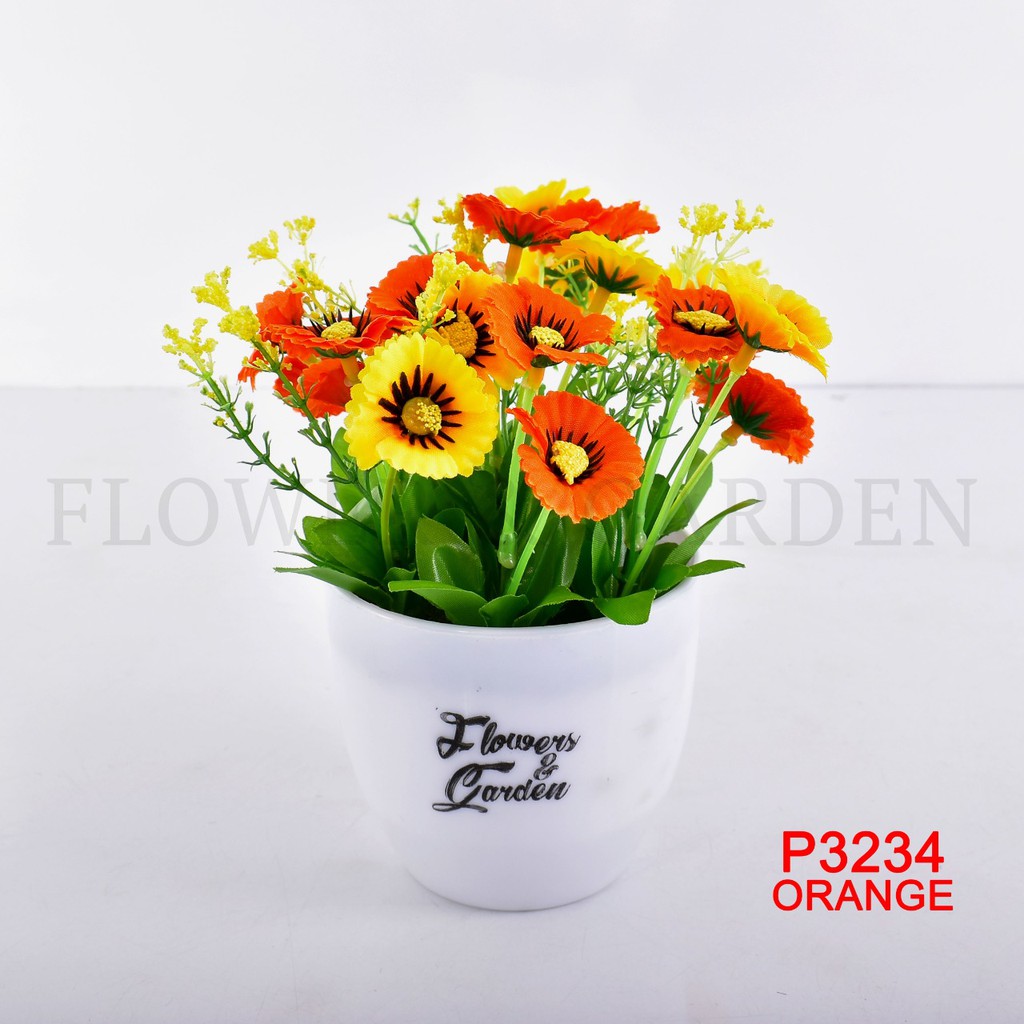 TIB TANAMAN BUNGA HIAS POT TANAMAN HIAS DEKORASI RUMAH DAN BUNGA PLASTIK P3234-7