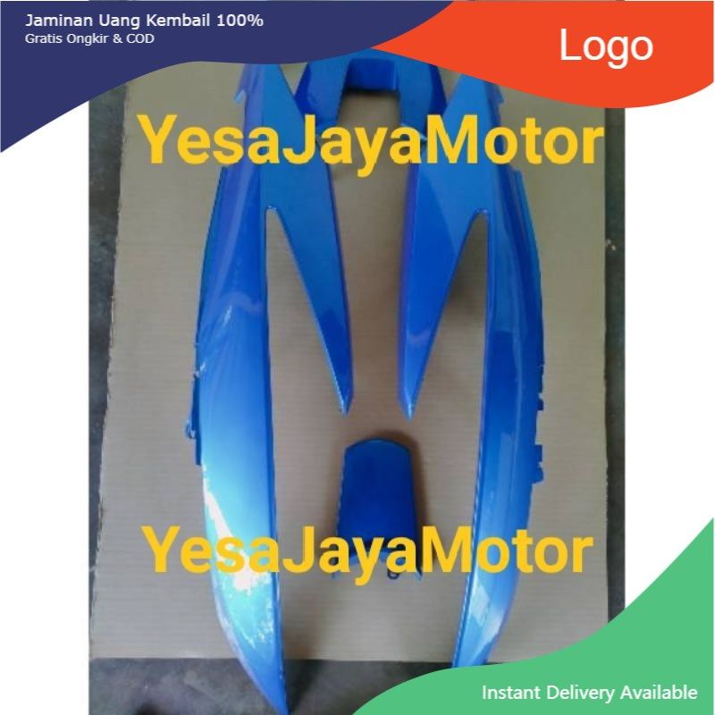 Body Belakang Vario Lama 110 Karbu Warna Biru High Quality
