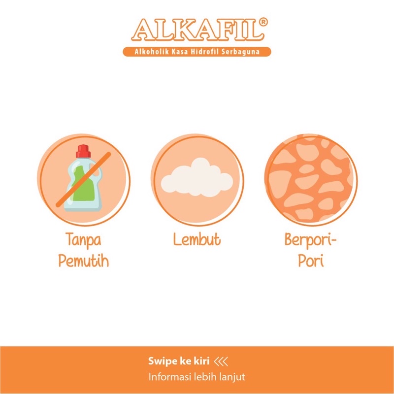 Alkafil Alkoholik Kasa Hidrofil 16 Sachet / Kasa Tali Pusar Bayi / Alcohol Swab / Alkohol Swab