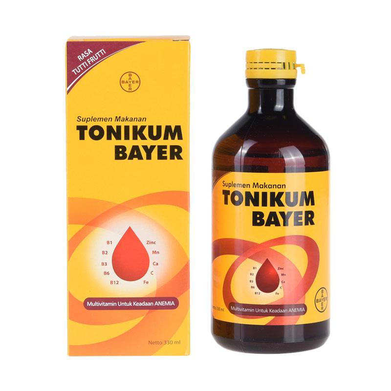VITAMIN PENAMBAH DARAH TONIKUM BAYER SIRUP 330ml VITAMIN PENAMBAH DARAH ORIGINAL BAYER
