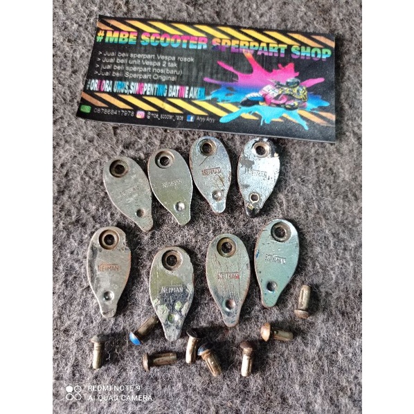 Tutup kuncian stang vespa super sprint NEIMAN original cabutan