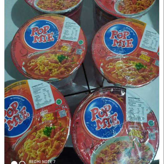 PALING MURAH Pop Mie Goreng Pedas Gledek - Kuah Pedes Dower 75 gram