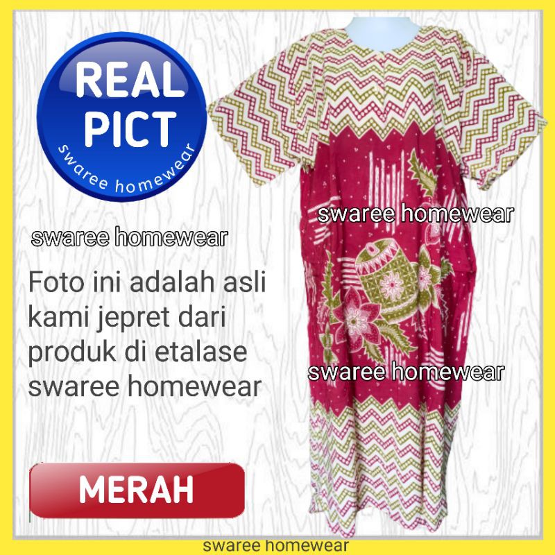 Baju Daster Murah Kekinian Batik Pekalongan Baju Wanita Modern Daster Jumbo Busui Rayon Batik Wanita