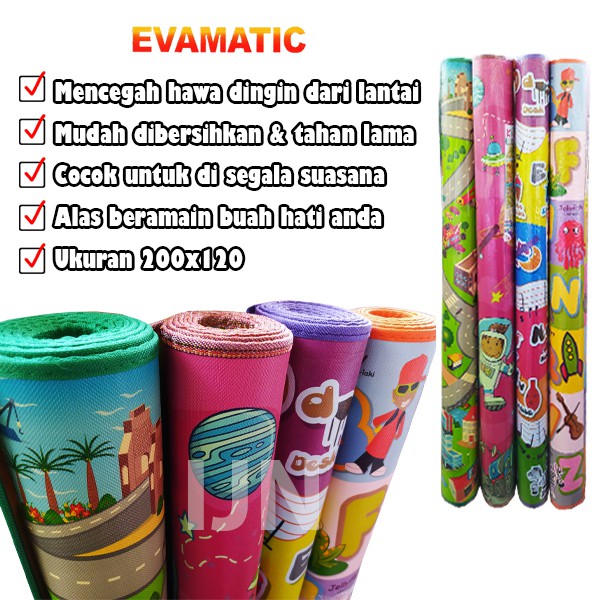 EVAMATIC Tikar  Karpet EVAMATIC Tikar  EVAMATIC Karpet 