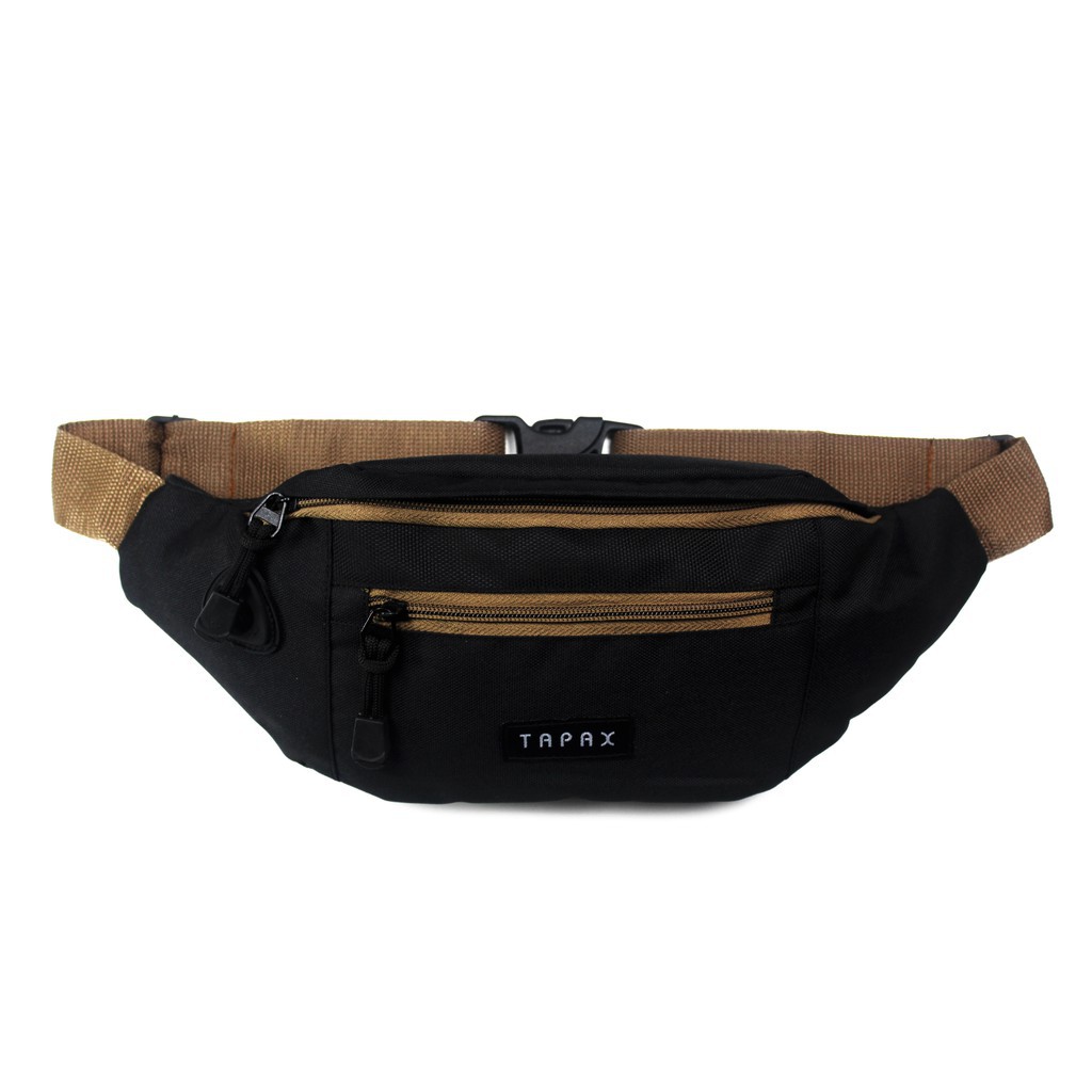 Tas Waistbag Pria Casual Scoklat Zetshop