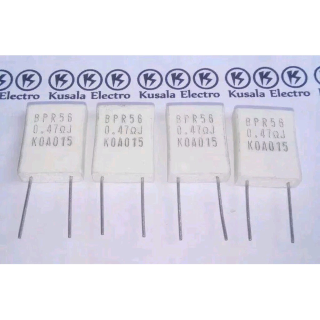 Resistor 0.47 Ohm 5 Watt / KOA BPR56 0.47 Ohm