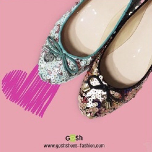 NEW Gosh Shoes Art 813 Green Size 39 (SEPATU FLAT SHOES WANITA) MURAH