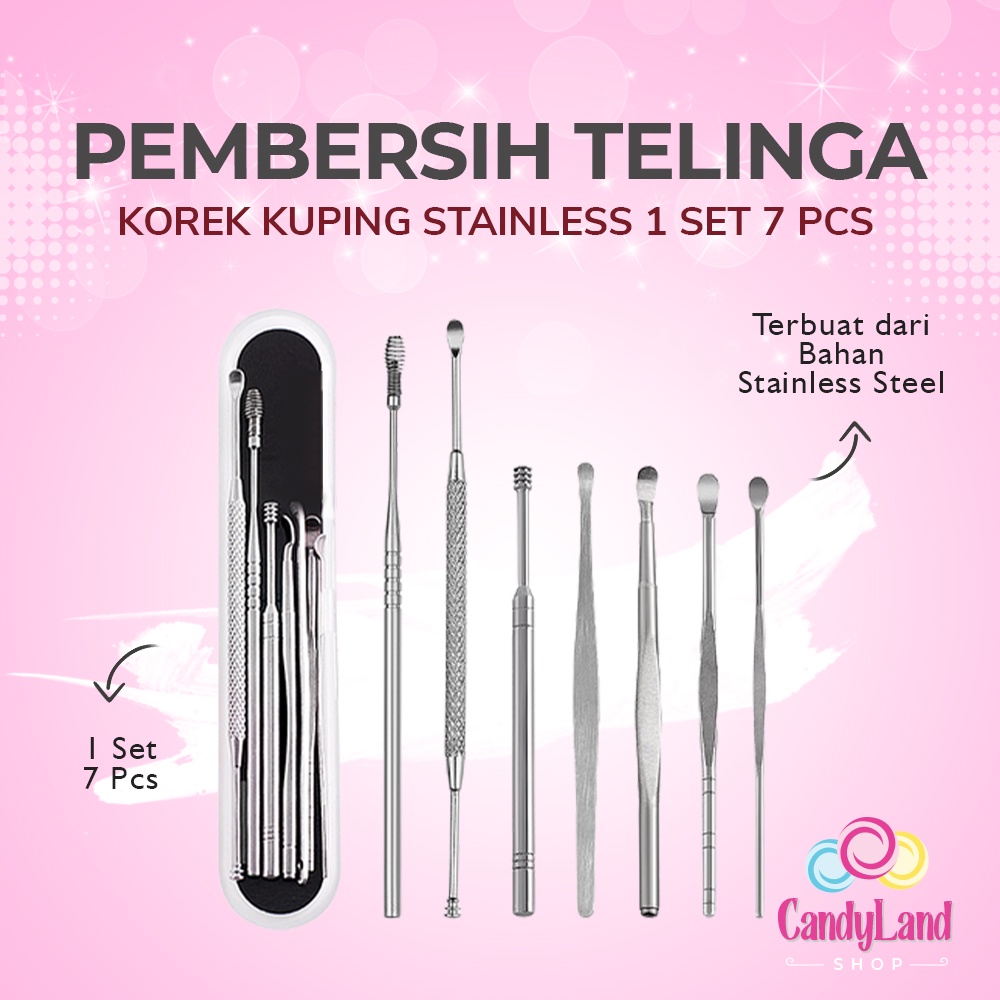 Pembersih Telinga Korek Kuping Stainless Ear Wax