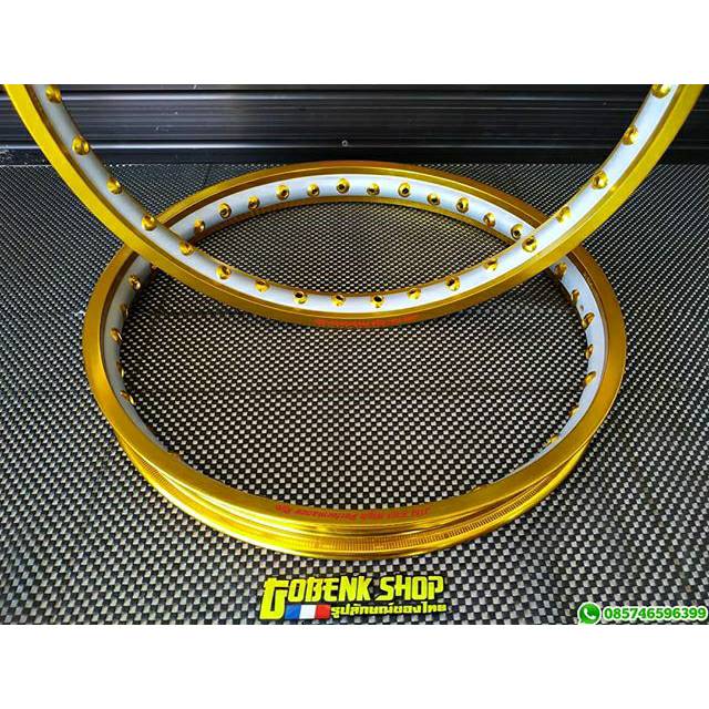 VELG JINFEI TWOTONE GOLD SILVER UK 120 140 RING 17 DAN 140 140 RING 17