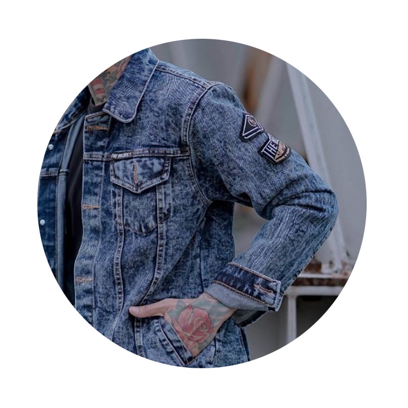 FREE ONGKIR - ORIGINAL THE BOJIEL JAKET JEANS TERBARU SANDWASH PRIA BORDIR SOFT JEANS TEBAL LEMBUT MANTAP PREMIUM-7