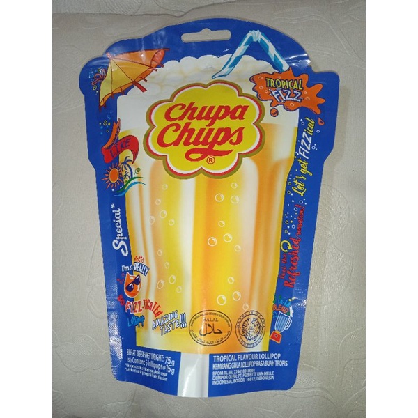 

CHUPA CHUPS TROPICAL FIZZ / CHUPA CHUPS SODA / PERMEN CHUPA CHUPS / CHUPA CHUPS / LOLLIPOP