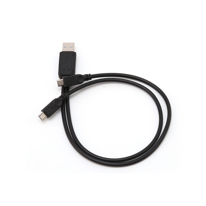 VIVI   Portable USB Male Universal Micro USB Dual Male Y Adapter Splitter Cable