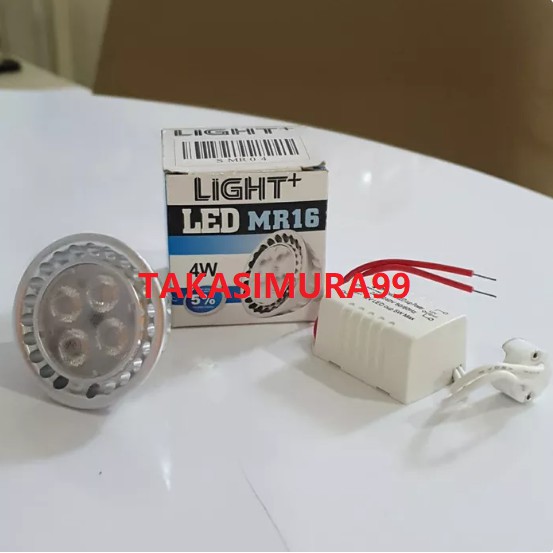 Bohlam Lampu Light+ LED MR16 4W 2700K Kuning