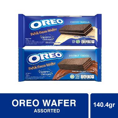 

Oreo Choco Wafer 104 Gr - Oreo Choco Vanilla 104.4 Gram - Wafer Camilan - Makanan ringan