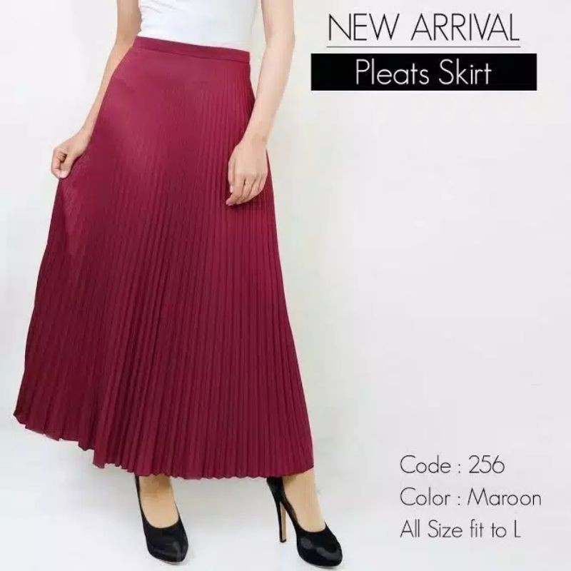 Rok Plisket Premium / Rok Mayung Plisket / Rok Plisket Grade A