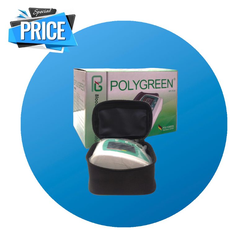 Tensi Digital Polygreen KP 7520 Tensimeter Digital Lengan Atas Original Polygreen KP7520