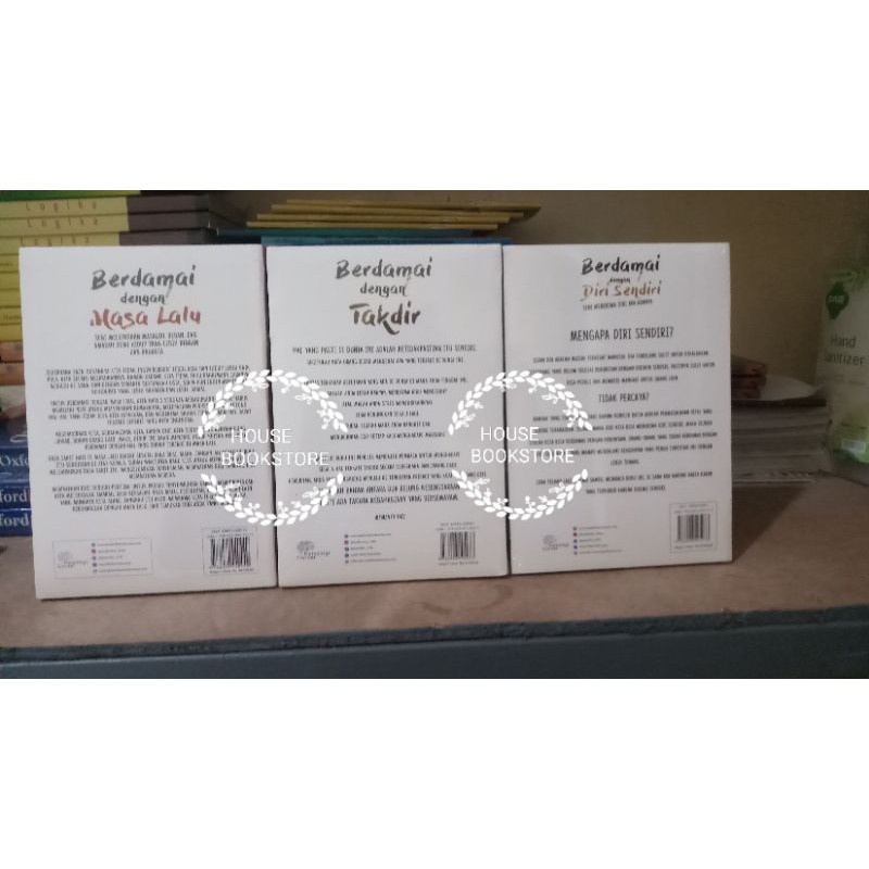 1 PAKET 3 NOVEL BEST SELLER MOTIVASI BERDAMAI KERTAS BOOKPAPER-1