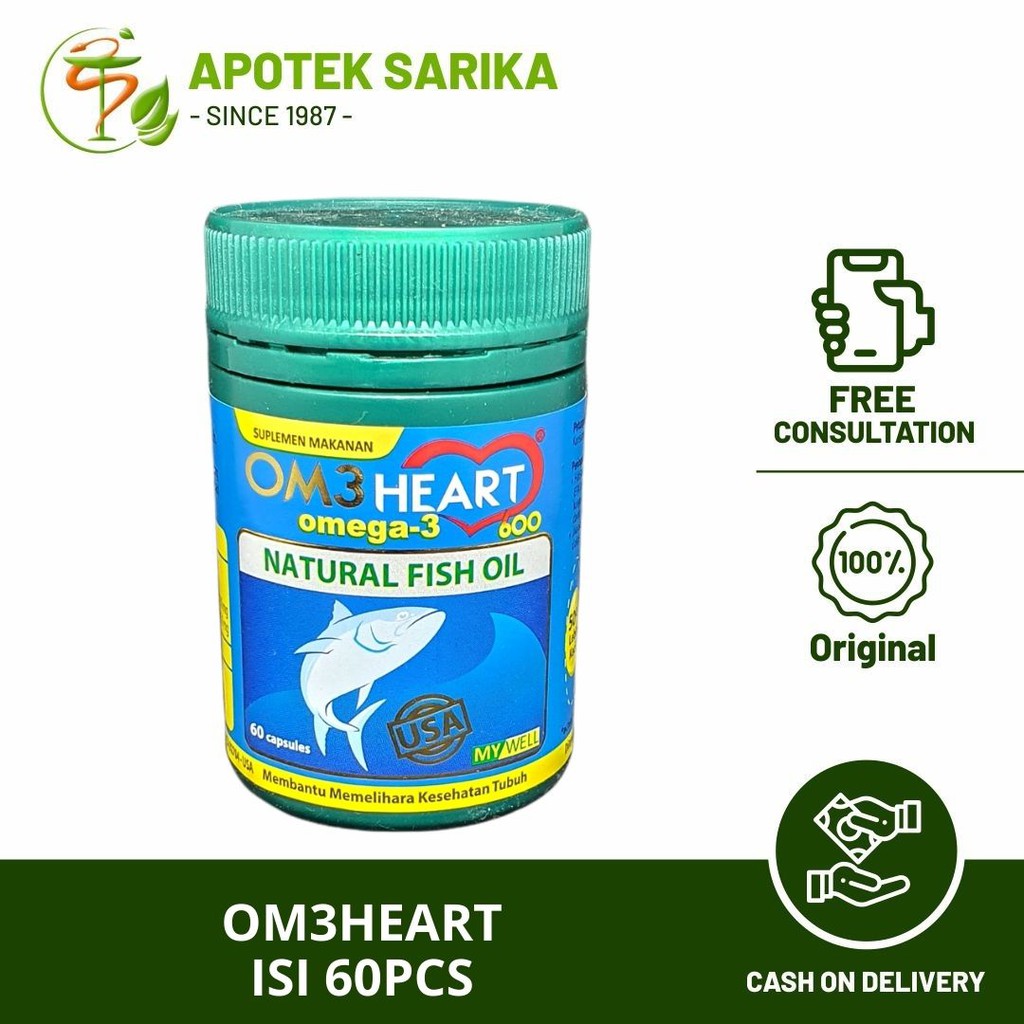 Omeheart omega 3 isi 60pcs