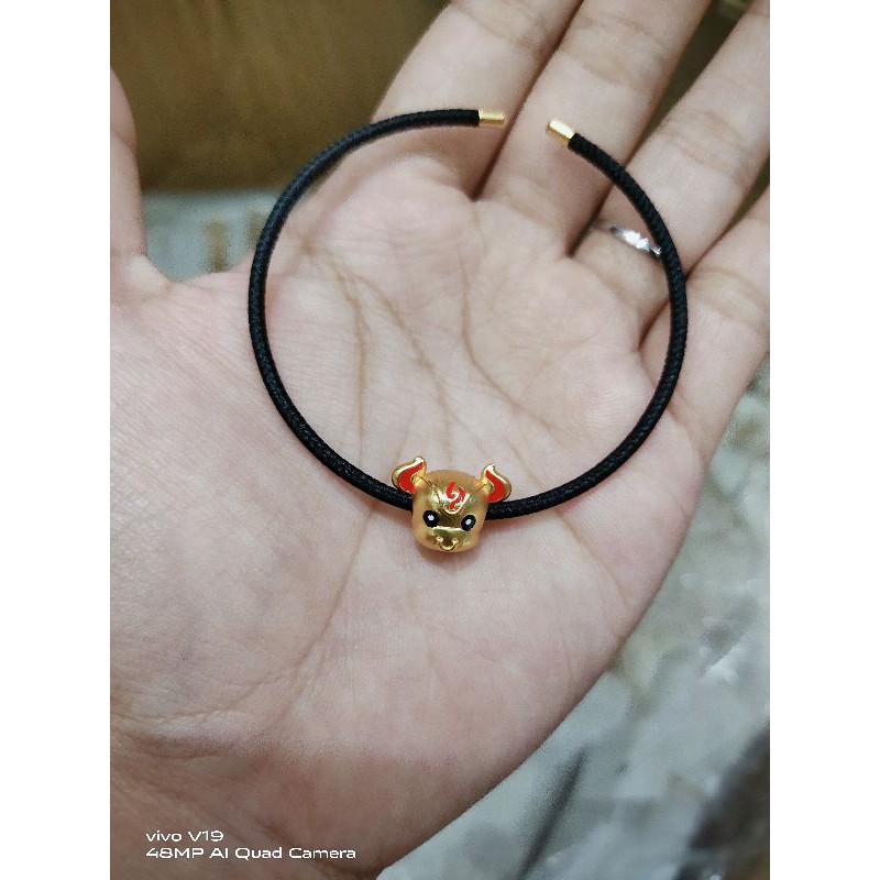 liontin charm xuping model sapi