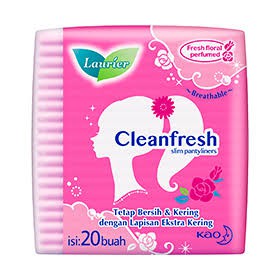 Laurier Pantyliner Clean Fresh Perfumed 20 piece