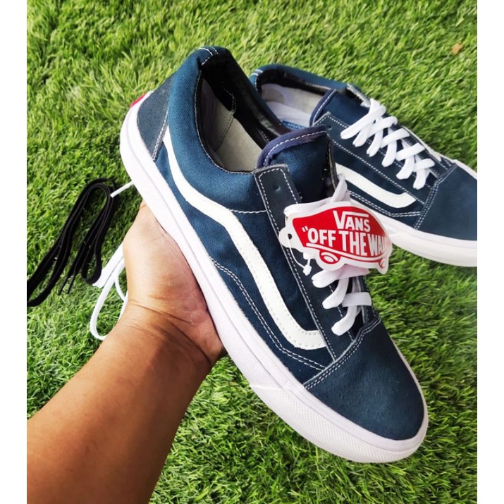 SEPATU PRIA VANSS OLDSKOOL NAVY MONO WAFLE DT BNIB MADE IN CHINA PREMIUM IMPORT SEPATU PRIA SEPATU WANITA SEPATU SNEAKERS
