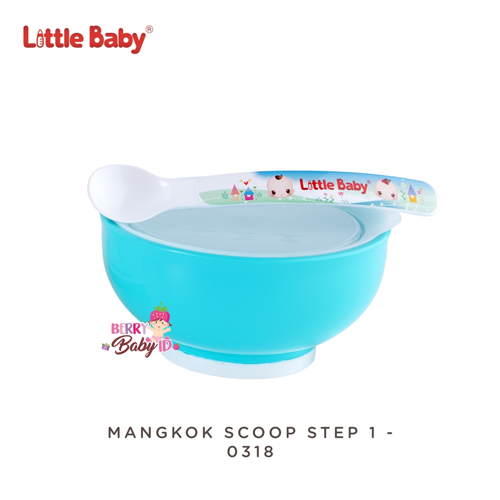 Little Baby Mangkok Bayi Easy Scoop Bowl Baby Step 1 MPASI #0318 Berry Mart