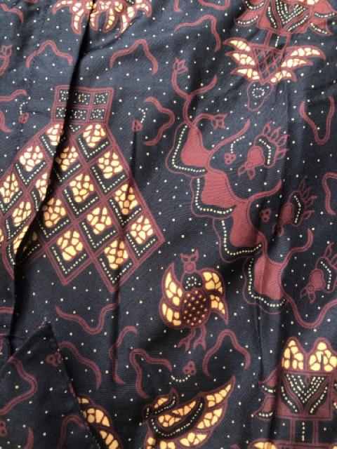 Diskon Bswart Batik Hrb026 Kenongo Hem Pendek Padi Pekalongan M L Xl Batik Pria Murah Modern Grosir