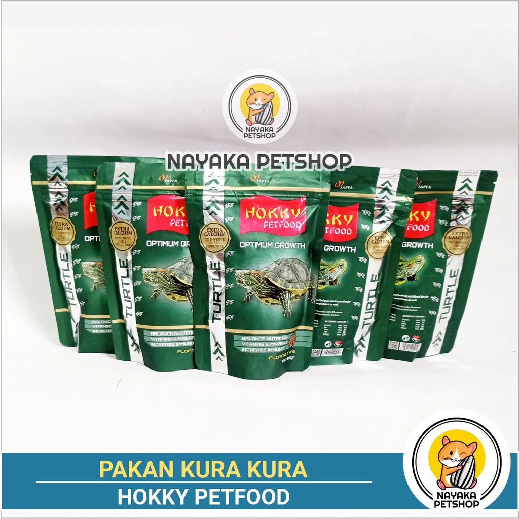 Hokky Petfood 100 gr Pakan Kura Kura Murah Stick Pelet Makanan KuraKura Brazil