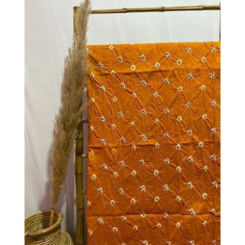 Kain jumputan solo cengkeh kuning kunyit