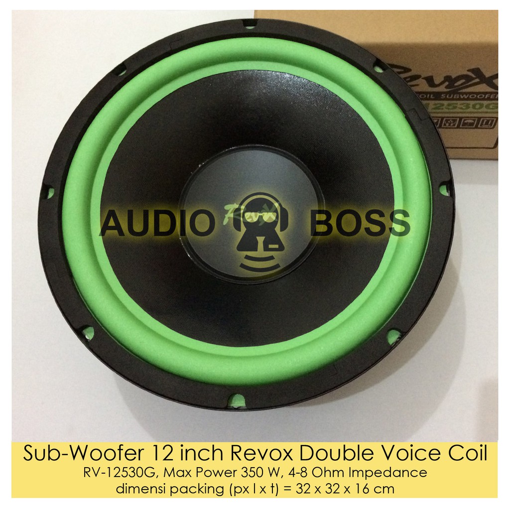 Subwoofer 12 Inch Revox Double Voice Coil - Subwoofer Revox 12 Inch Double Voice Coil