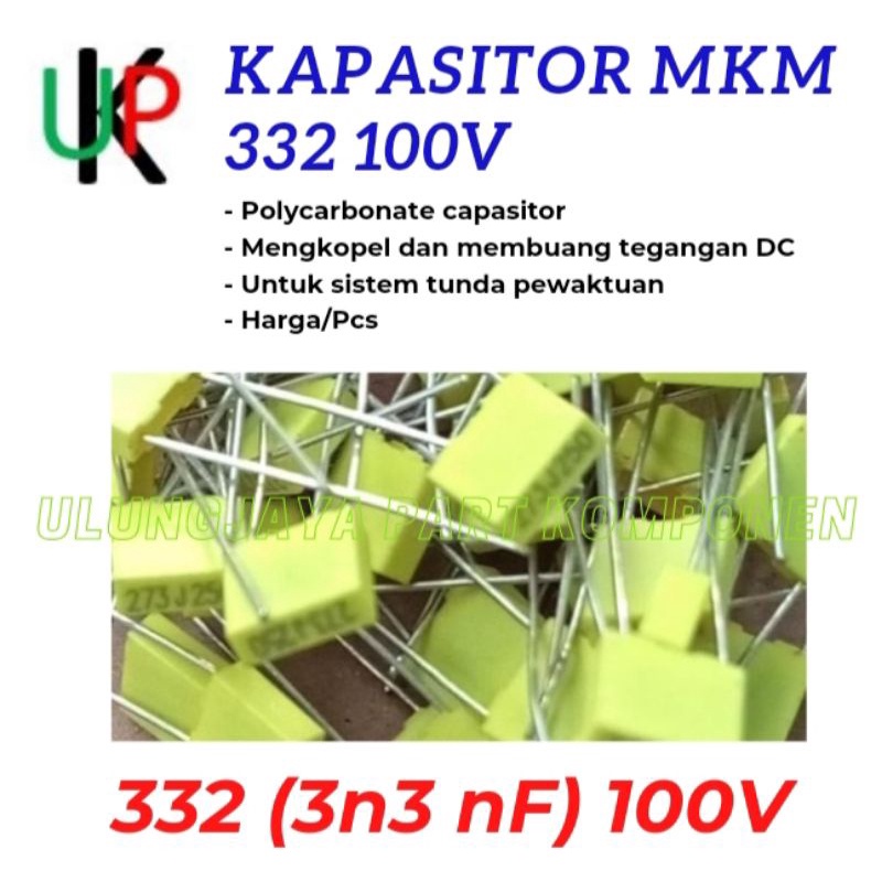 kapasitor MKM 3n3 nF 332 100V